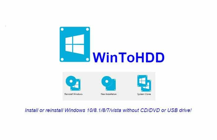 WinToHDD Professional / Enterprise 6.2 free instals